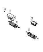 4749164AA - Restraints: Hex Nut And Washer for Mopar Image