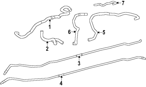 Hoses & Lines for 2024 Subaru Solterra #1