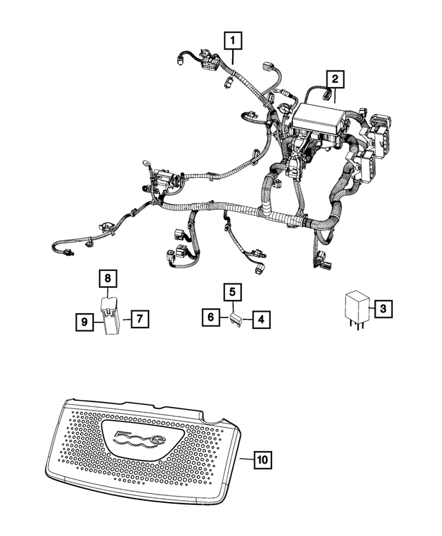 68156274AA - Electrical: J Case Fuse for Mopar Image