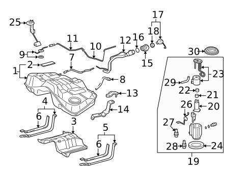 Gaskets & Sealing Systems for 2009 Lexus IS F #0