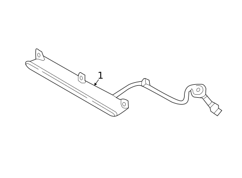 High Mounted Stop Lamp for 2023 Kia Seltos #0