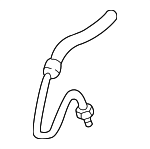 7833191 - Steering: Power Steering Pressure Hose for Chevrolet: Astro | GMC: Safari | Pontiac: Parisienne, Safari Image