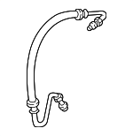 26013848 - Steering: Power Steering Pressure Hose for Chevrolet: Astro | GMC: Safari Image