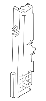 17117600536 - Cooling System: Radiator Bracket for BMW: 228i, 228i xDrive, 320i, 320i xDrive, 328d, 328d xDrive, 328i, 328i GT xDrive, 328i xDrive, 335i, 335i GT xDrive, 335i xDrive, 428i, 428i Gran Coupe, 428i xDrive, 428i xDrive Gran Coupe, 435i, 435i Gran Coupe, 435i xDrive, 435i xDrive Gran Coupe, ActiveHybrid 3, M2, M235i, M235i xDrive Image