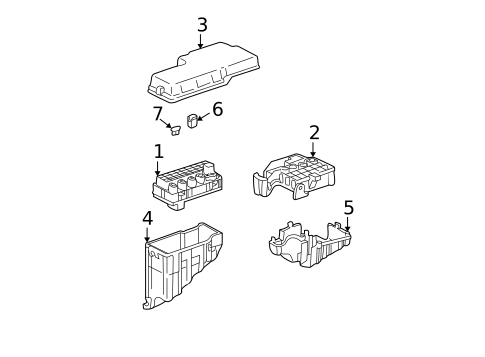 Electrical Components for 2005 Lexus ES330 #0