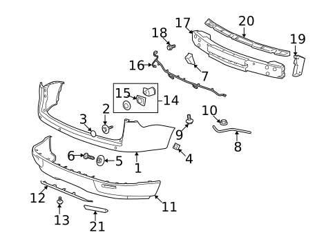 Parking Aid for 2009 Saturn Outlook #1