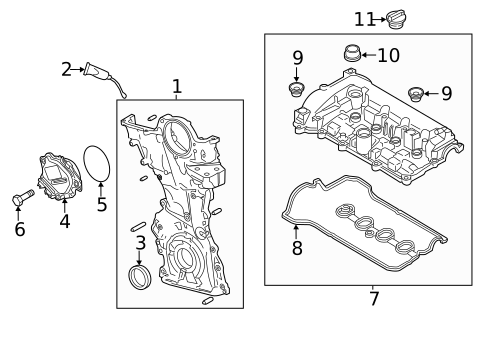 Valve & Timing Covers for 2021 Mazda CX-3 #0