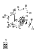 68050199AA - Cooling: Radiator Isolator for Mopar Image