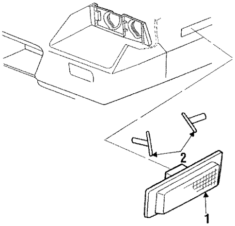 Side Marker Lamps for 1985 Chevrolet Camaro #0