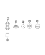 68185743AA - Body Sheet Metal Except Doors: Plug for Mopar Image