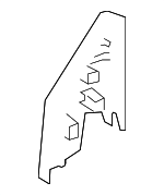 802923SG0A - : Corner Cover for Nissan: Sentra Image