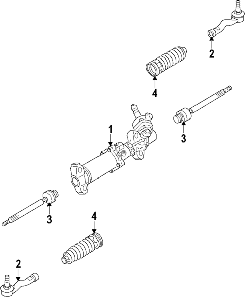 Steering Gear & Linkage for 2004 Mazda RX-8 #1