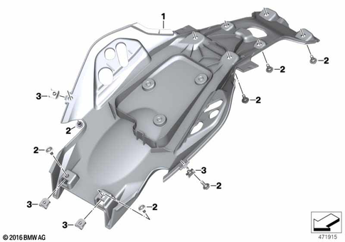 Motorcycle Trim Section, Windshield for 2021 BMW-Motorrad G 310 R #8