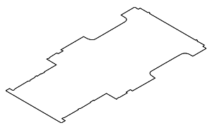HK4Z6113046DA - Body: Mat - Floor for Ford Image