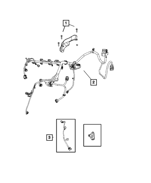 Wiring-Powertrain for 2008 Jeep Patriot #2