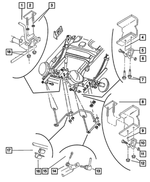 52038907 - Rear Suspension: Rear Sway Bar for Mopar Image