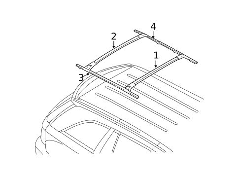 Luggage Carrier for 2008 Chrysler Pacifica #0
