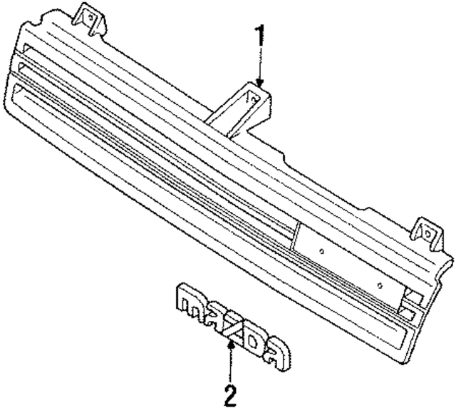 GN9250710A - : Grille for Mazda Image