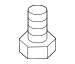6507599AA - Body: Fender Bolt for Mopar Image