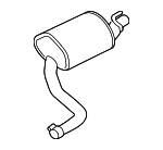 C2D17099 - : Rear Muffler for Jaguar: XJ Image