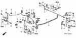 46361S5AN10 - : Pipe E, L Brake for Honda Image