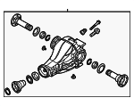 BC500044B - Suspension: Differential Assembly for Audi Image
