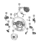 68525565AF - Steering: Multifunction Switch for Ram: 1500 Image