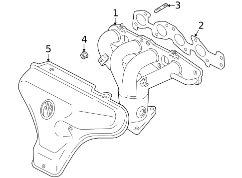 Exhaust Manifolds for 2007 Suzuki Forenza #0
