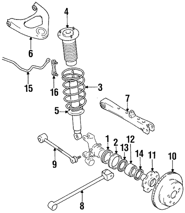 4245114010 - Suspension: Flange for Toyota Image