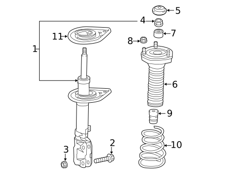 Struts & Components for 2025 Lexus NX350h #2