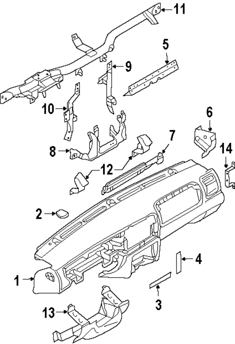 Instrument Panel for 2003 Isuzu Rodeo #0