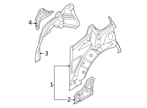 Inner Structure for 2011 Nissan Murano #1