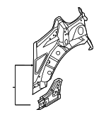 G67111GRMA - : Wheel Housing Side Panel for Nissan Image