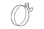 88969116 - Engine: Air Hose Clamp for Pontiac: Vibe Image