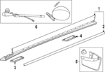 26444813 - : Weatherstrip for Chevrolet: Blazer EV Image