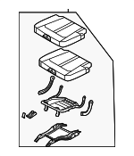 89A10R5700MDQ - Body: Cushion Assembly for Kia: Sorento Image