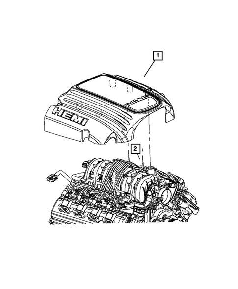 Engine Identification, Service Engines & Engine Service Kits for 2013 Dodge Challenger #1