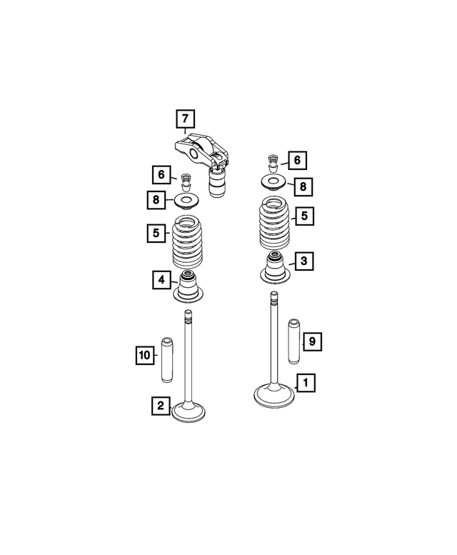 68439892AA - : Valve Spring Retainer for Mopar Image