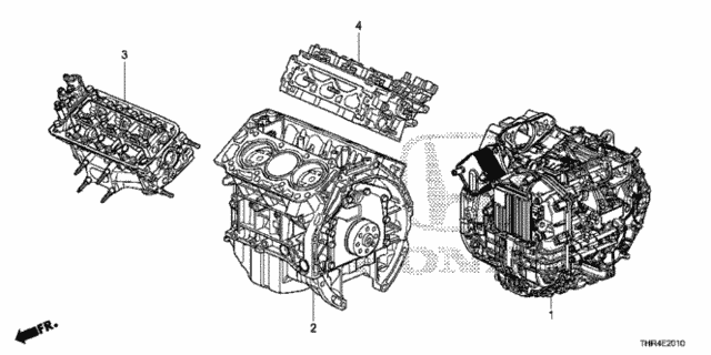 Engine Assy. - Transmission Assy. for 2019 Honda Odyssey #0