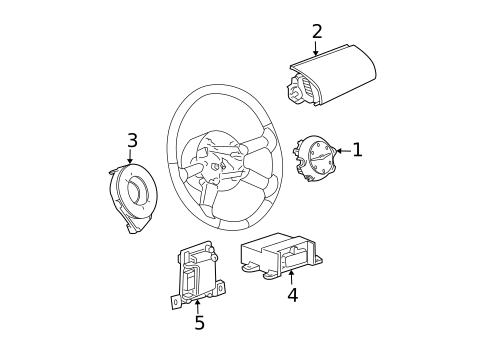 Air Bag Components for 2003 Dodge Neon #0