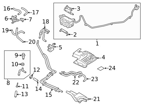 Auxiliary Heater for 2021 Mitsubishi Outlander PHEV #0