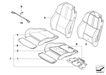 52108226419 - Seats: Thigh Support Upholstery for BMW Image