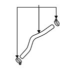 25435P4000 - Cooling System: Upper Hose for Kia: Sorento Image