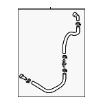 25436P4000 - Cooling System: Drive Motor Inverter Radiator Hose for Kia: Sorento Image