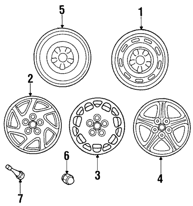 403001P120 - : Wheel, Steel for Nissan Image