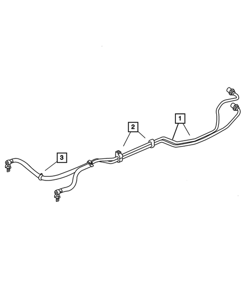 Lines, Transmission Oil Cooler for 2006 Jeep Wrangler #0