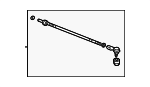 53541SCVA01 - : Tie Rod Assembly for Honda: Element Image