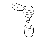 53541S7A003 - : Outer Tie Rod for Honda: Element Image