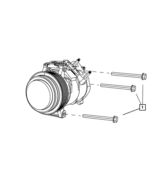 Air Conditioner Compressor and Mounting for 2008 Jeep Grand Cherokee #4