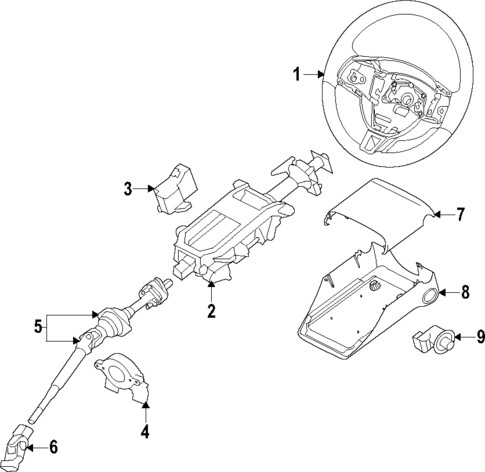 Steering Column for 2020 Jaguar F-Type #0